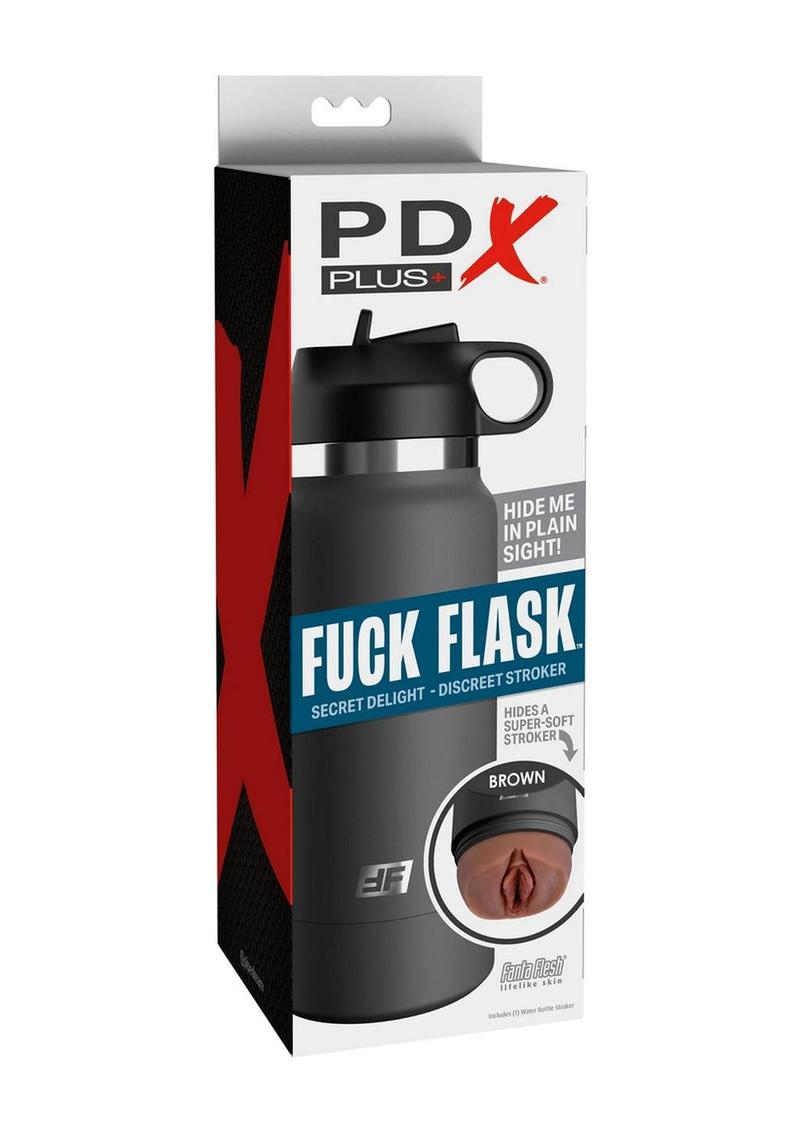 PDX Plus Fuck Flask Discreet Stroker Hidden in a Flask Design