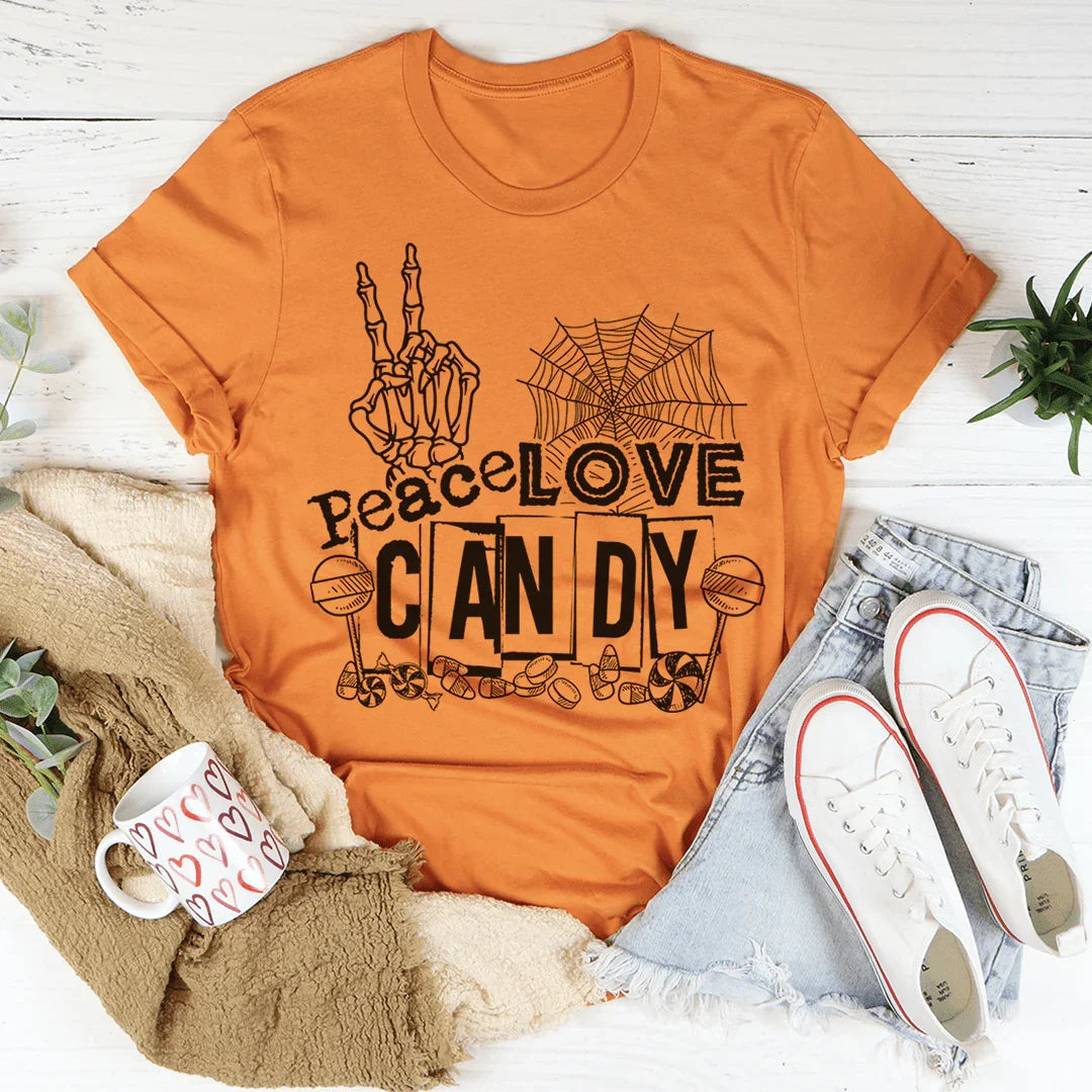 Peace Love Candy Tee