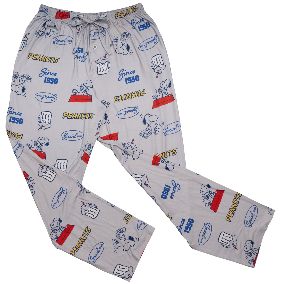 Peanuts Since 1950 Gray Adult Unisex Lounge Pants