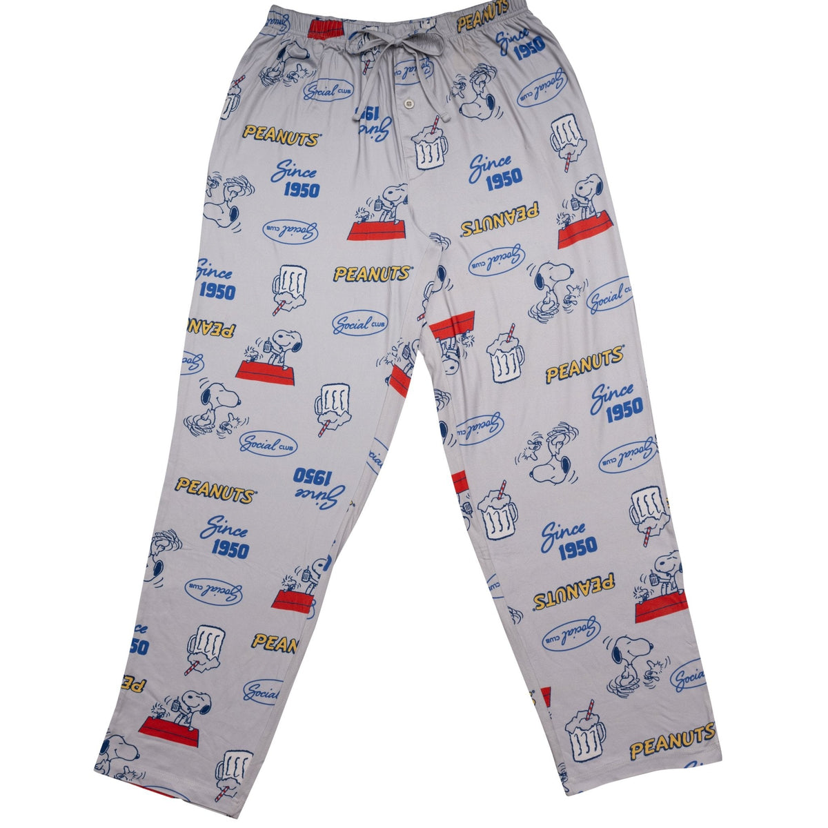 Peanuts Since 1950 Gray Adult Unisex Lounge Pants