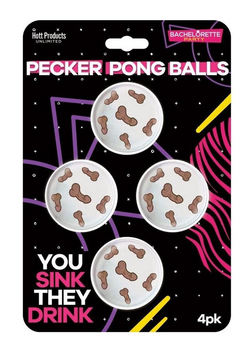 Pecker Pong Balls Bachelorette Party Game