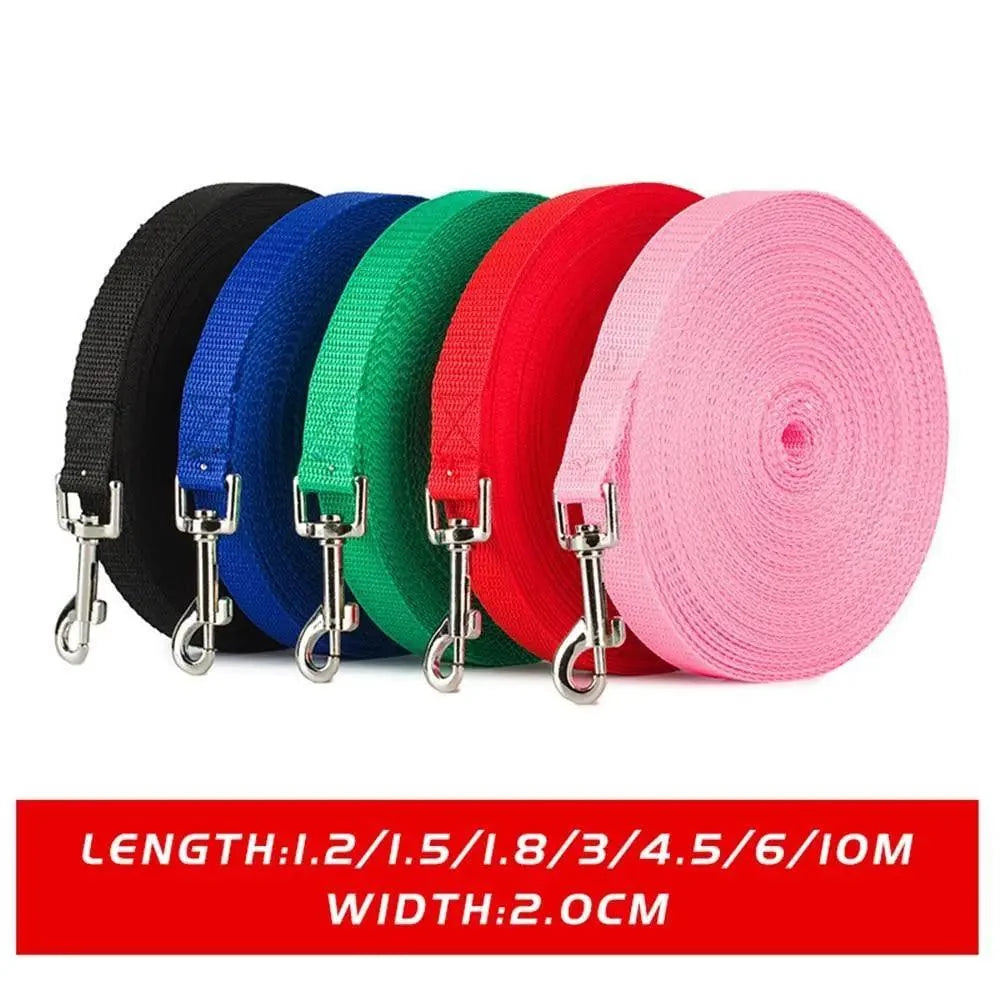 Pet Leashes Rope Outdoor Training Running Dog Leash Belt Dogs Lead For Small And Large Dog Long Lead-Training Leash/Long Line Dog Leash Great for Dog/Puppy