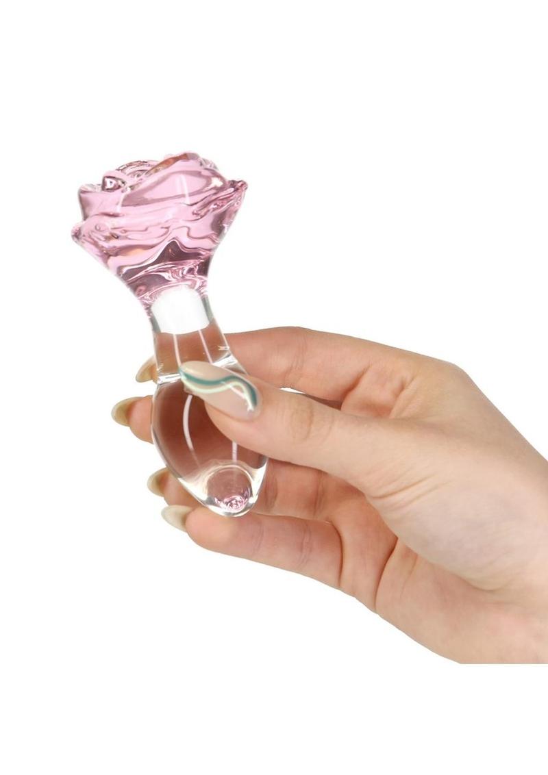 Pillow Talk Rosy Glass Luxurious Anal Plug