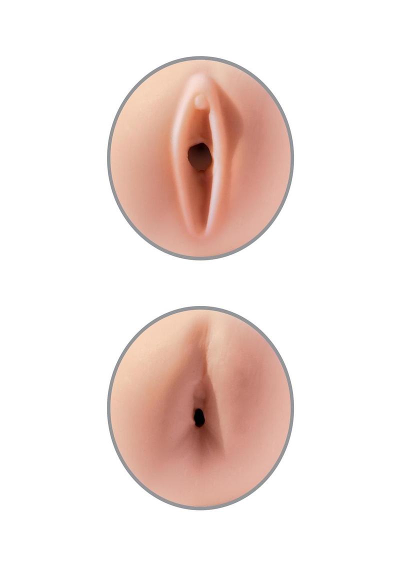 Tight Grip Pussy And Ass Masturbator Dual-Density Stroker