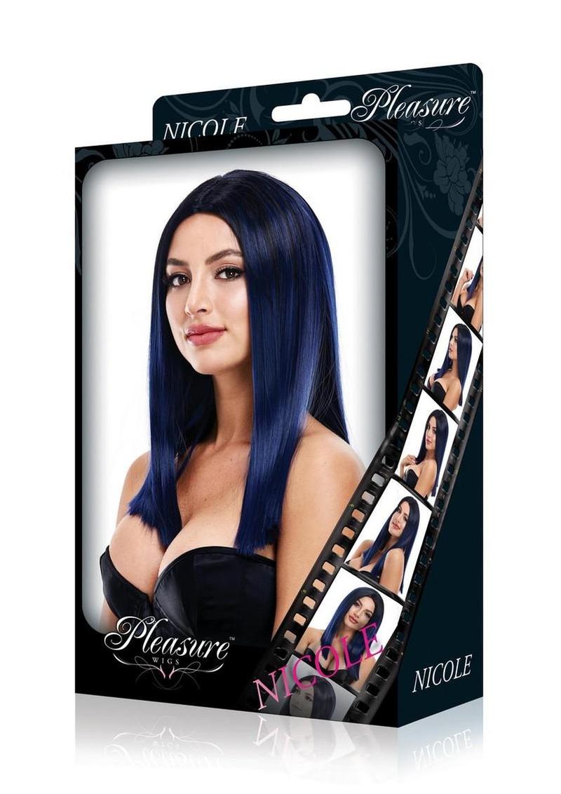 Pleasure Wigs Nicole Purple Wig
