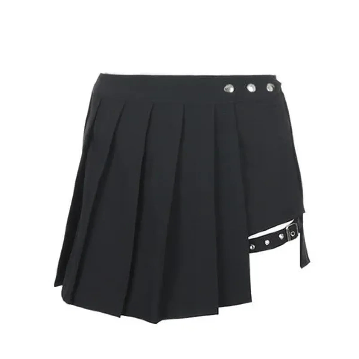 Pleated Gothic Mini Skirt β High Waist Punk Cosplay Shorts