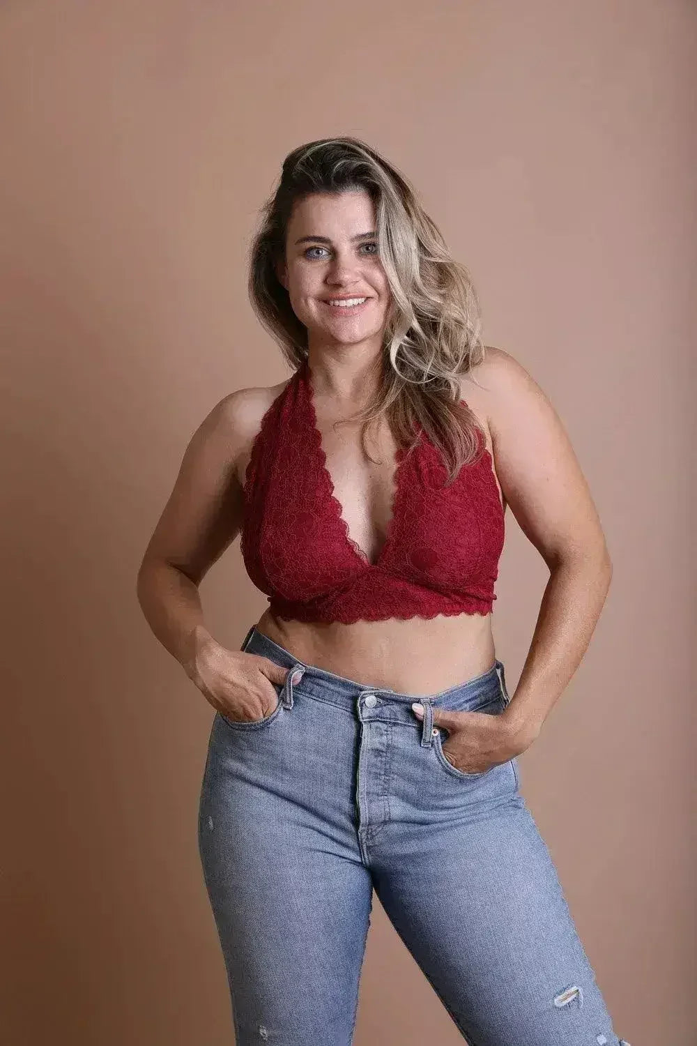 Plus Halter Top Bralette