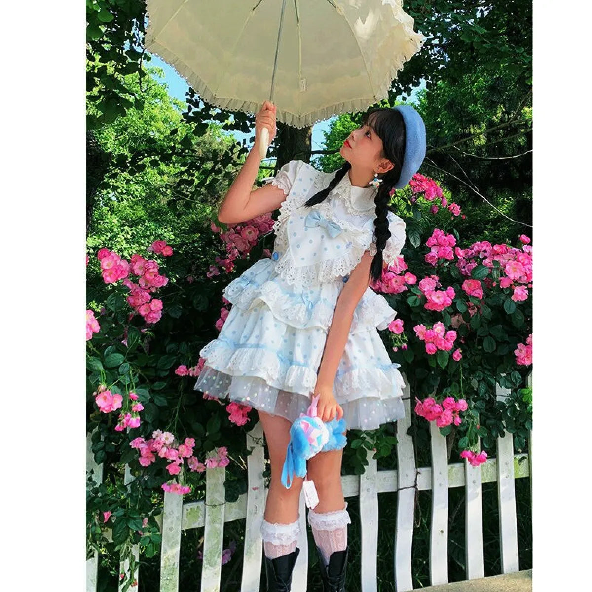 Lolita Sweet Love Polka Dot Dress