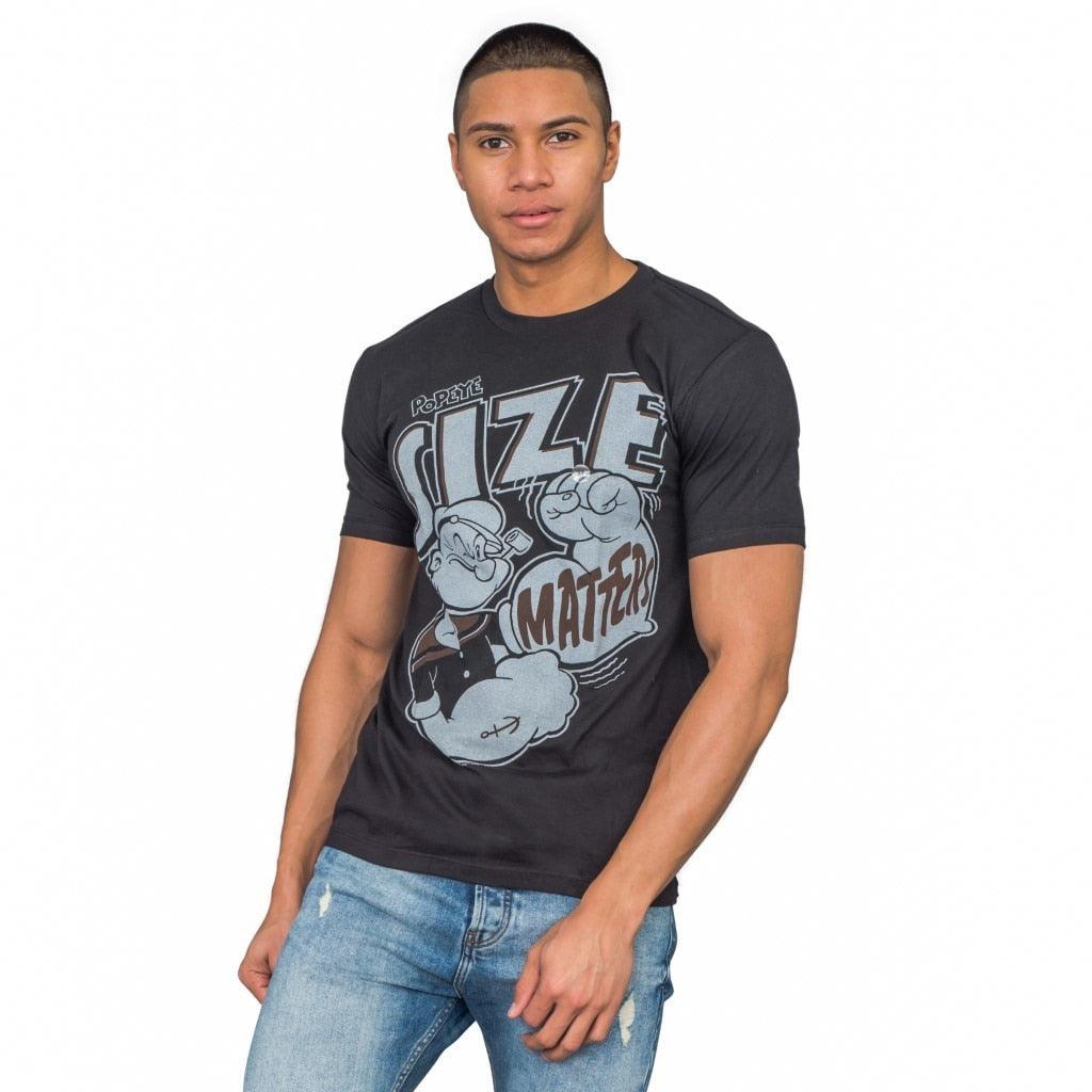Popeye Size Matters Big Arms T-shirt