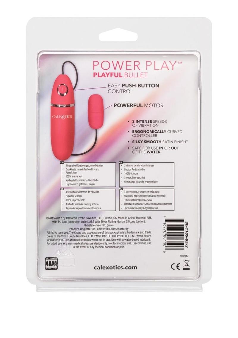 Power Play Remote Control Playful Bullet