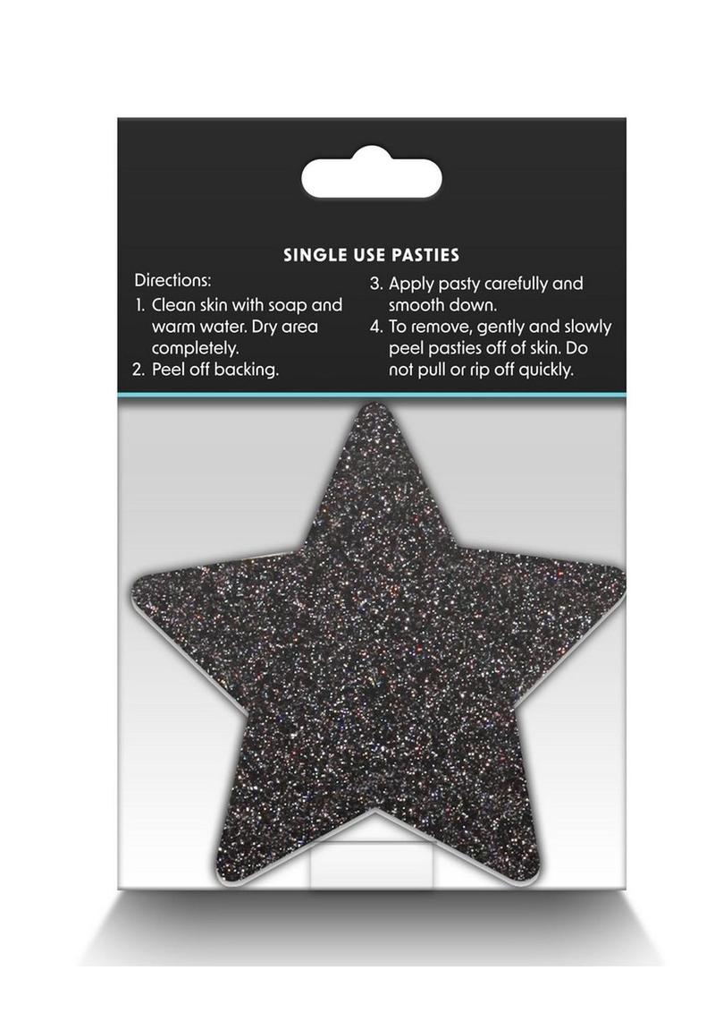 Pretty Pasties Glitter Star Gold 2 Pairs for Daring Style