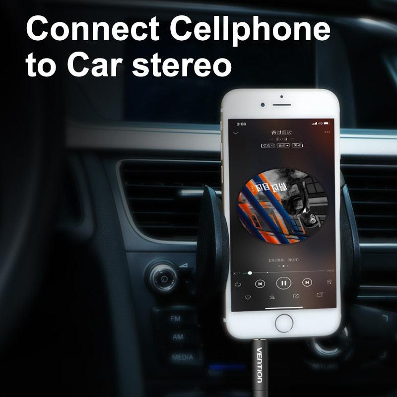 Durable 3.5mm Audio Aux Cable Jack For Speaker Headphone Car Audio Mobile Phones