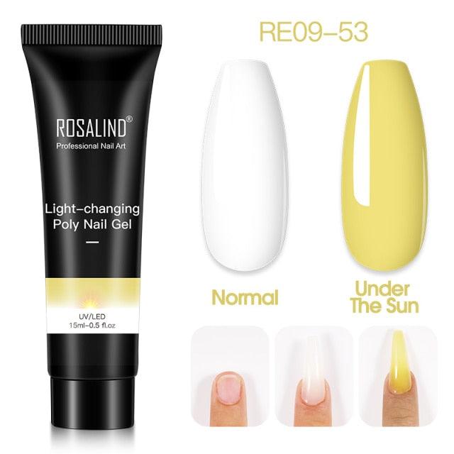 New Popular Nail Polish Gel 15ml UV Nail Extension Gel Permanent Nail Art Manicure Design Fashion Gel For Womens