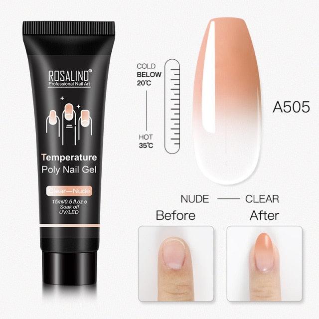 New Popular Nail Polish Gel 15ml UV Nail Extension Gel Permanent Nail Art Manicure Design Fashion Gel For Womens
