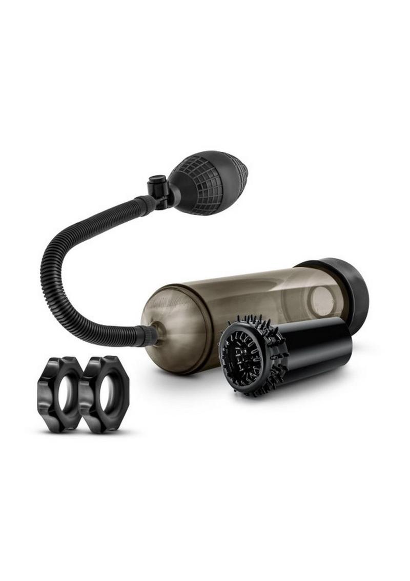 Quickie Kit Thick Cock Performance Penis Pump Set in Black
