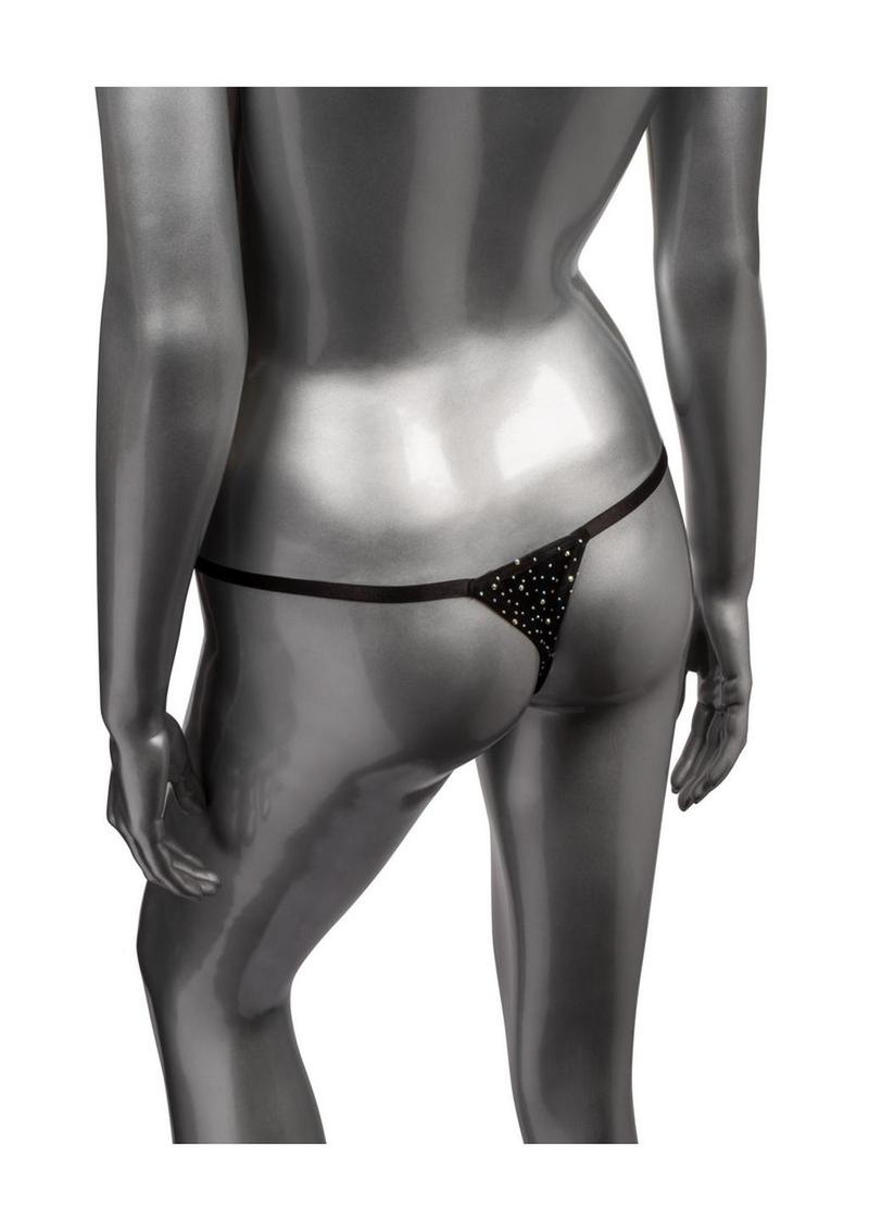 Radiance Crotchless Thong - Black