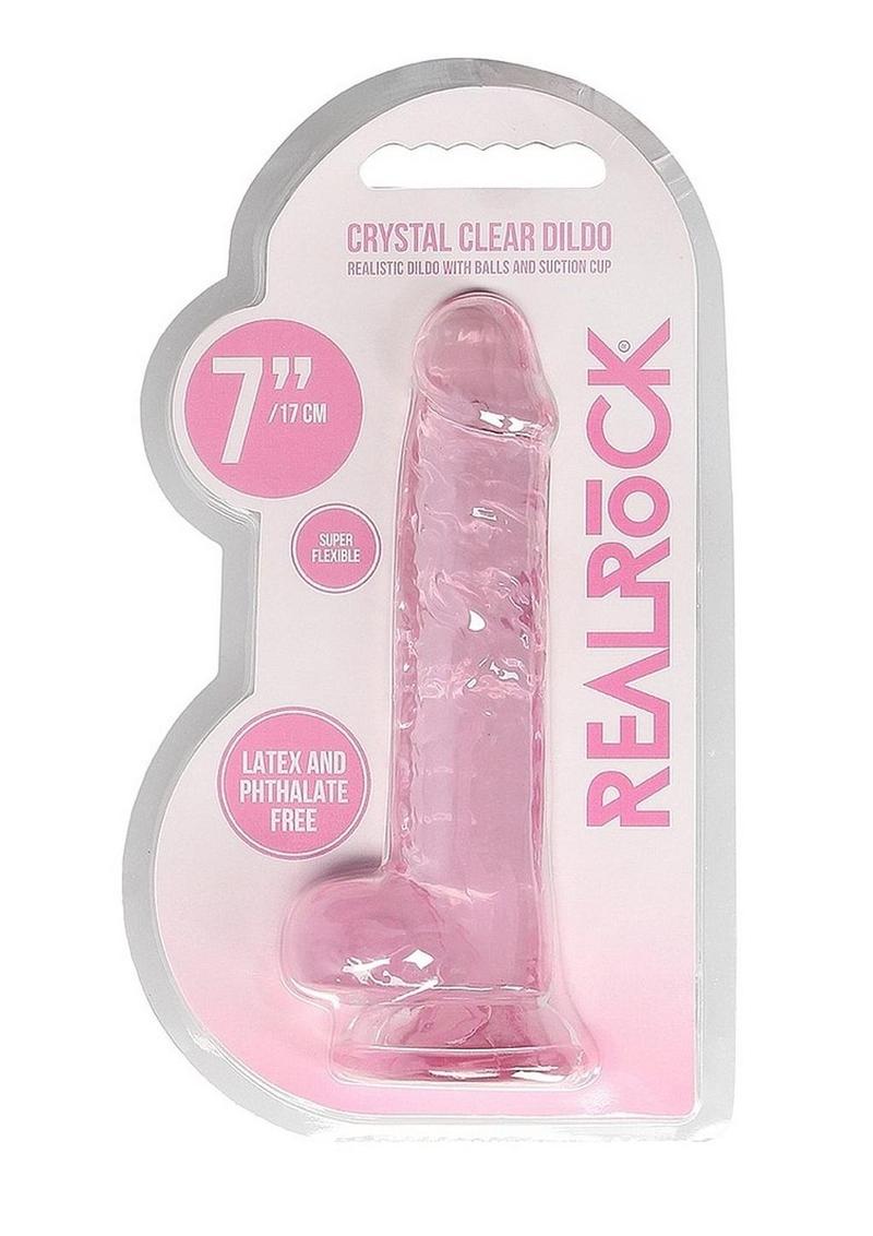 RealRock Crystal Clear Realistic Dildo