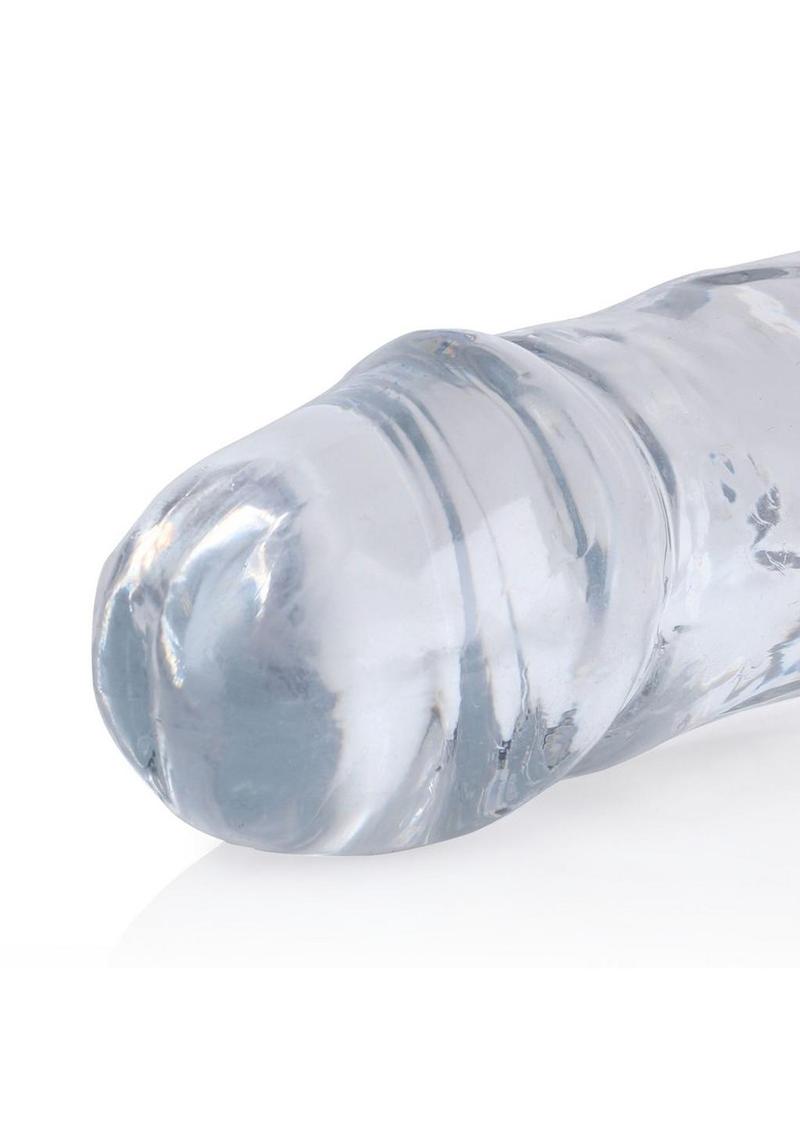 Realrock Crystal Clear Double Flexible And Safe Dong