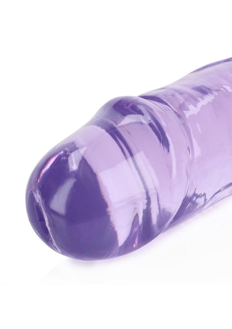 Realrock Crystal Clear Double Flexible And Safe Dong