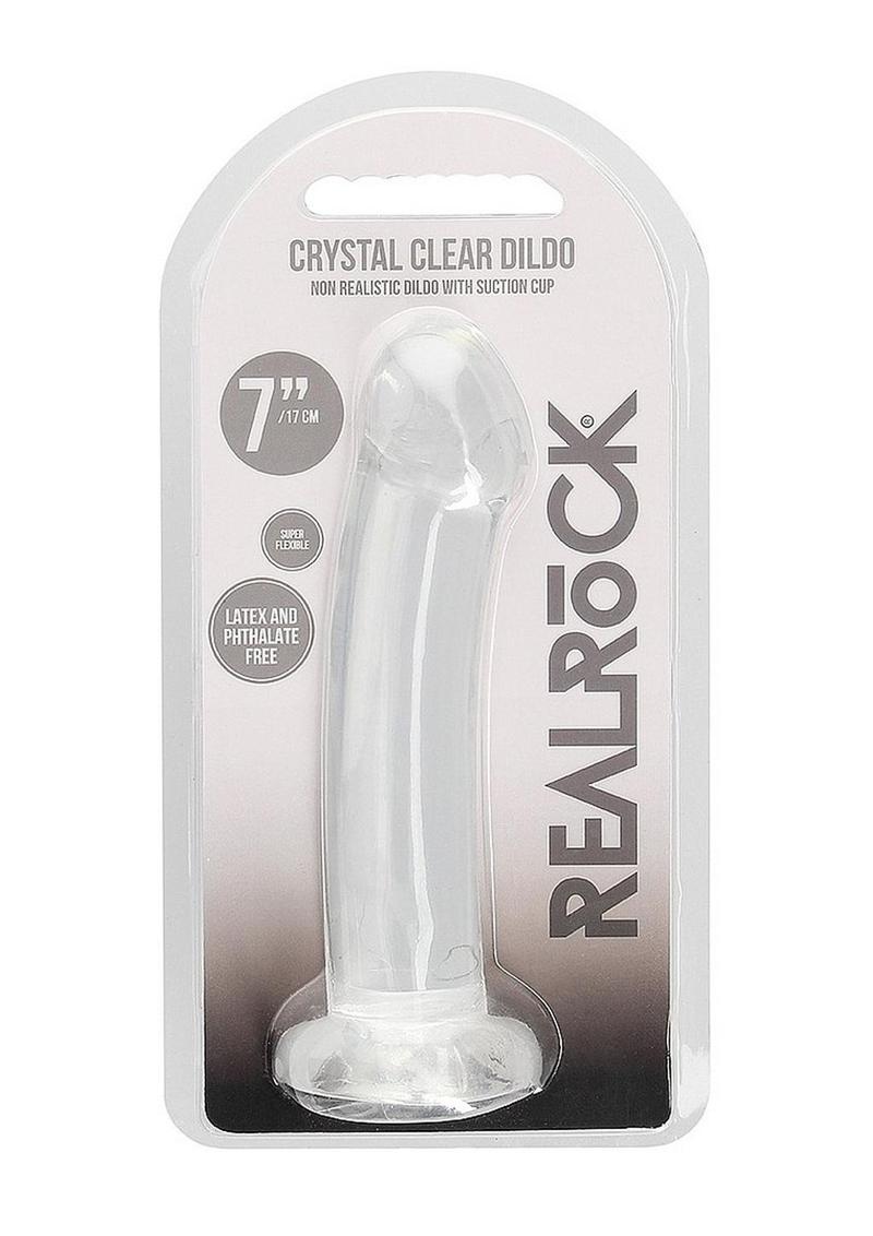 RealRock Crystal Clear Non Realistic Dildo