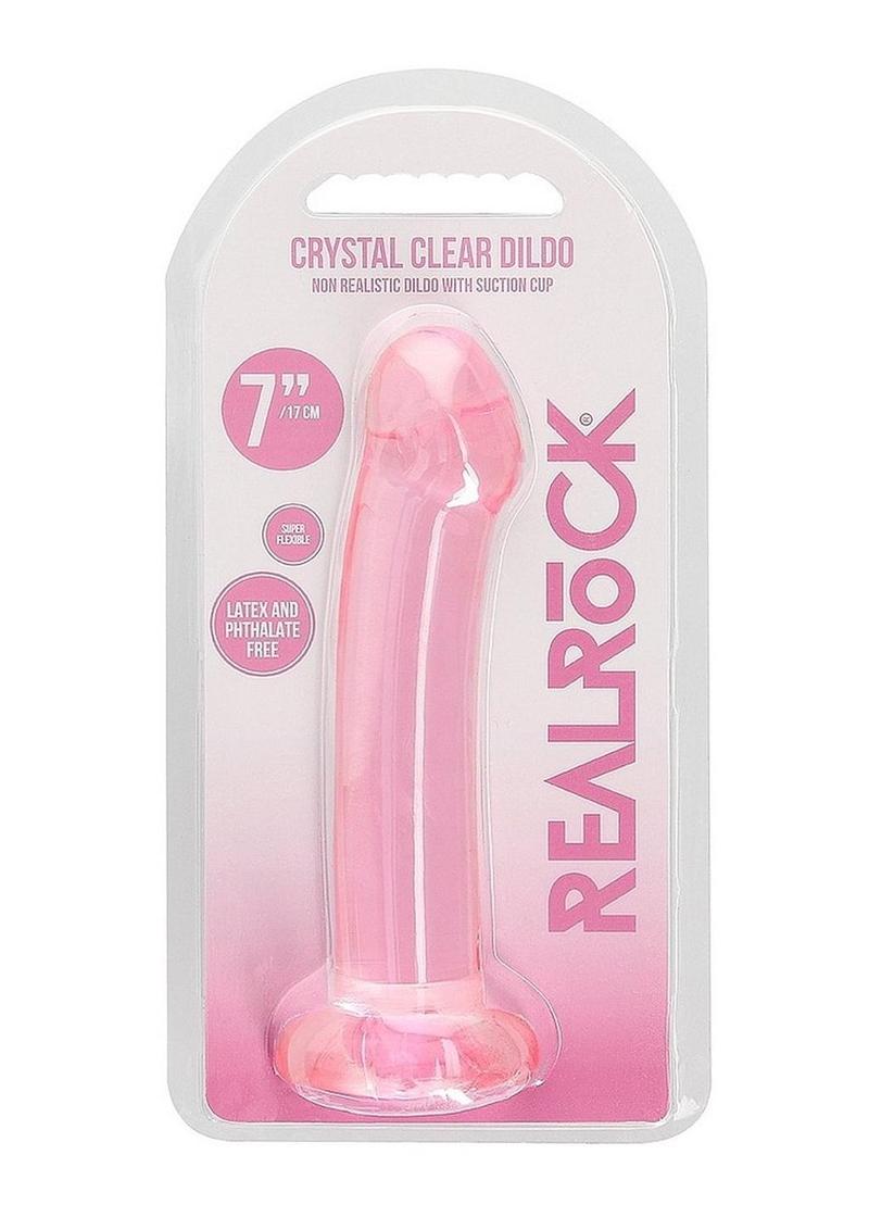 RealRock Crystal Clear Non Realistic Dildo