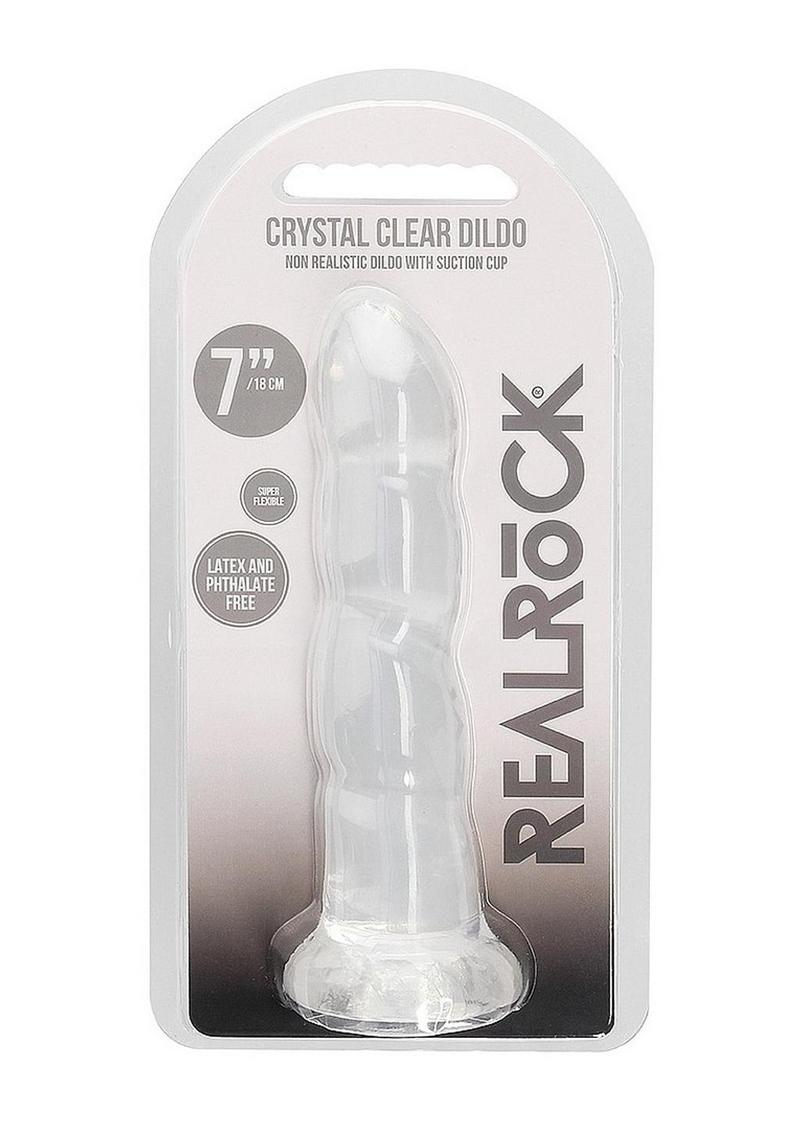 RealRock Crystal Clear Non Realistic Dildo