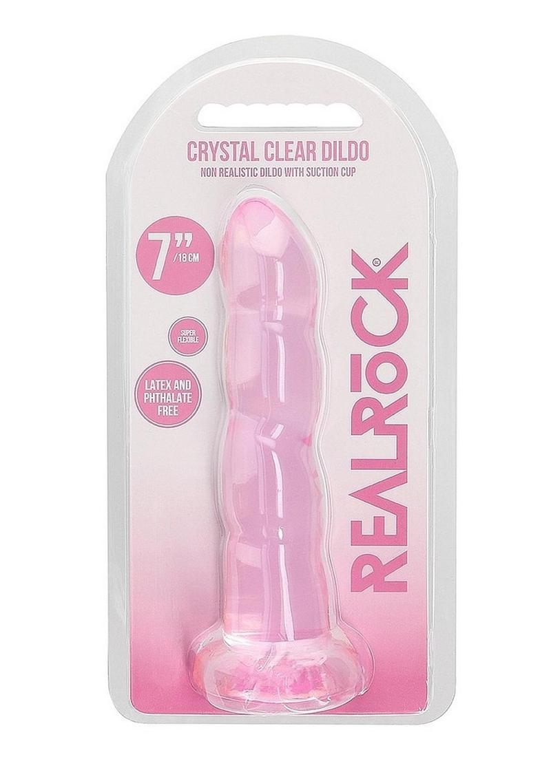 RealRock Crystal Clear Non Realistic Dildo