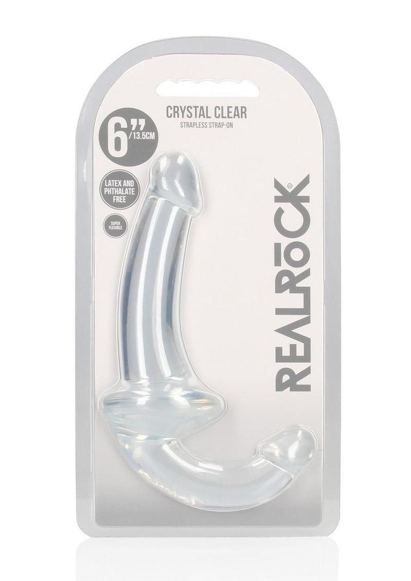 RealRock Crystal Clear Strapless Strap-On