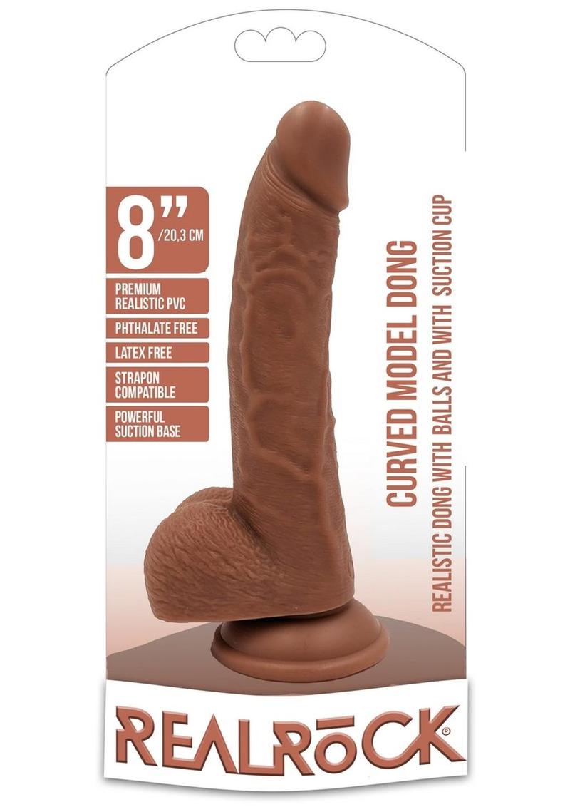 RealRock Curved Realistic Dildo Premium Ultra Skin