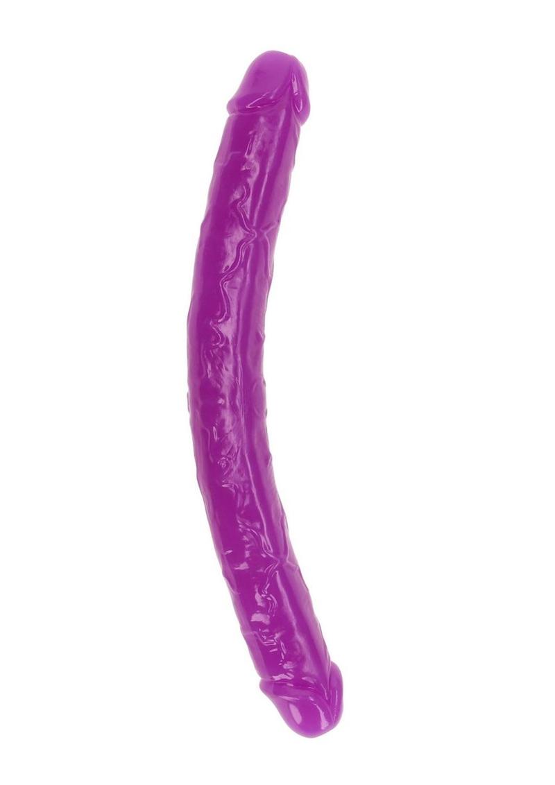 RealRock Glow in the Dark Double Dildo 15 Inch Dual-Ended Design