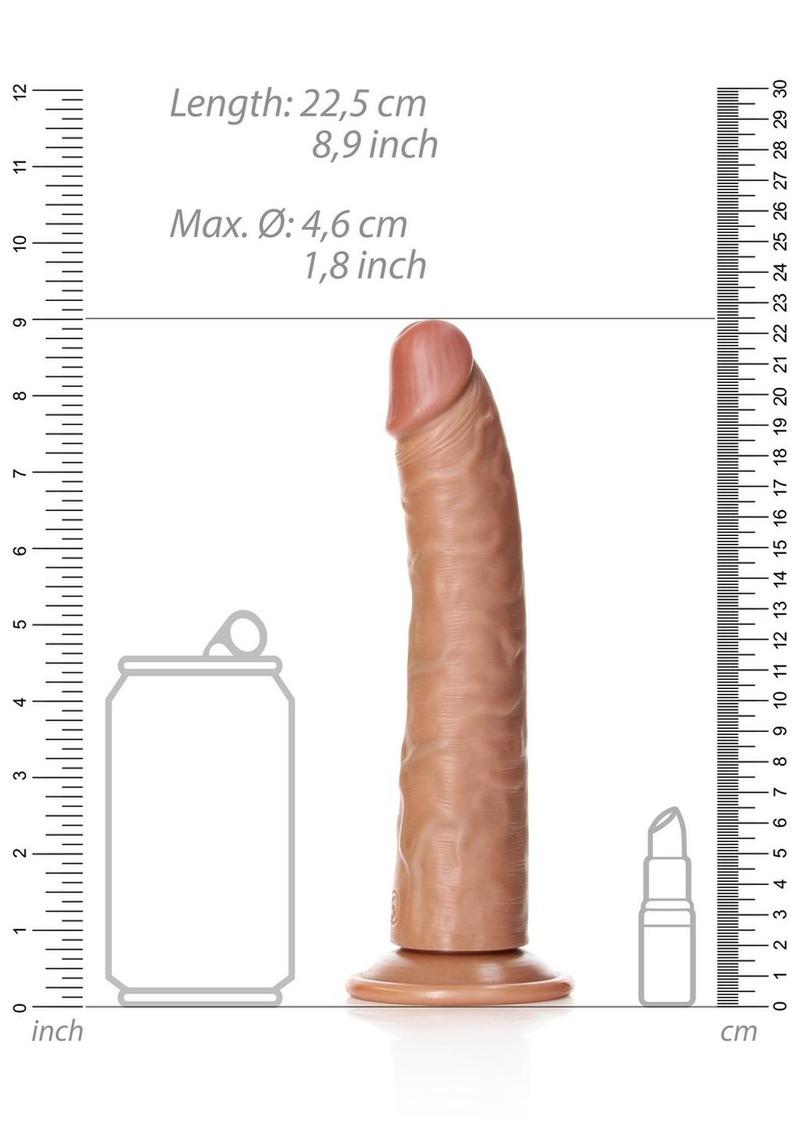 Realrock Slim Realistic Dildo With Suction Cup