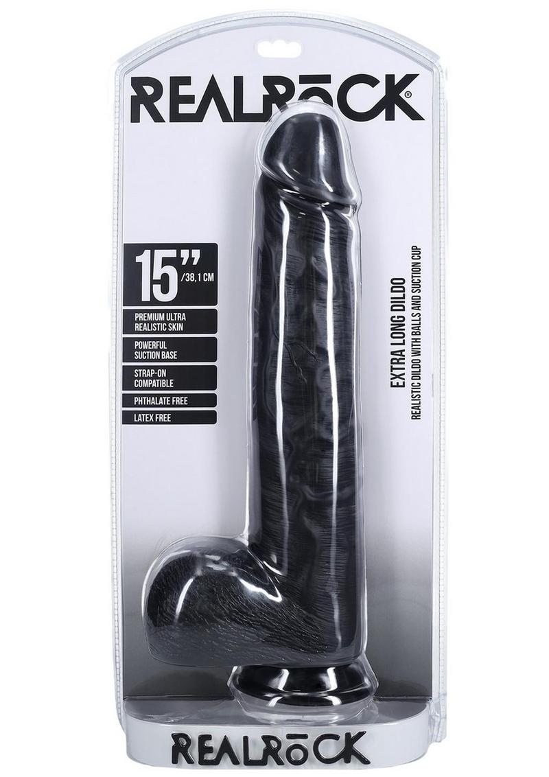 RealRock Ultra Realistic Skin Extra Large Straight Dildo