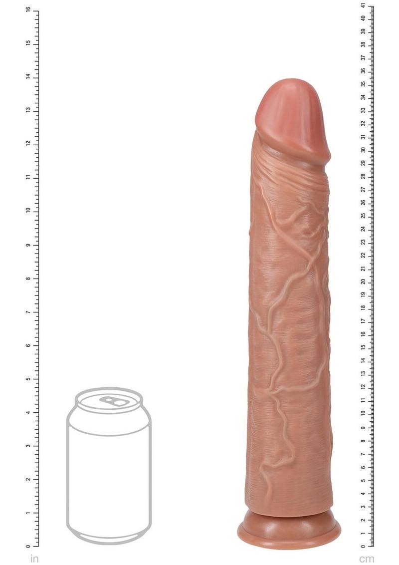 RealRock Ultra Realistic Skin Extra Large Straight Dildo with Suction Cup