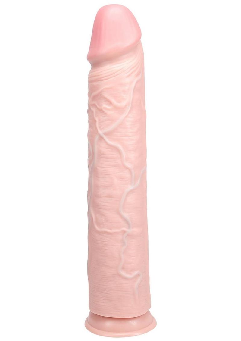 RealRock Ultra Realistic Skin Extra Large Straight Dildo with Suction Cup