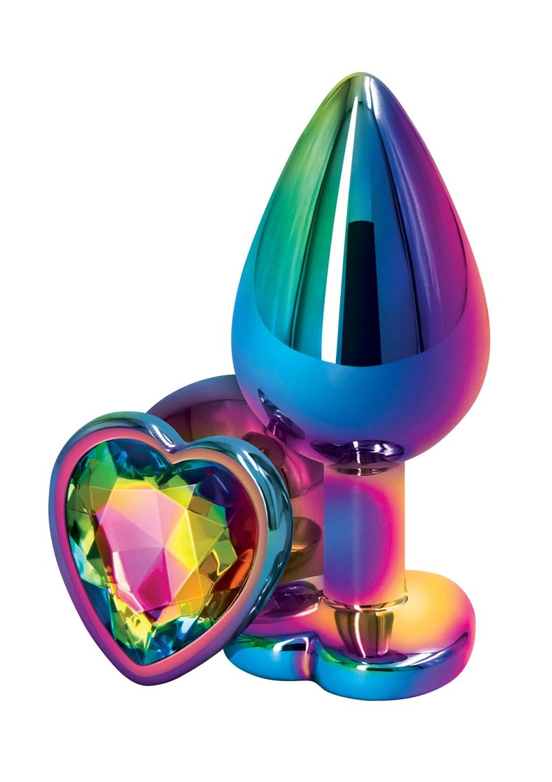 Rear Assets Multicolor Heart Anal Plug