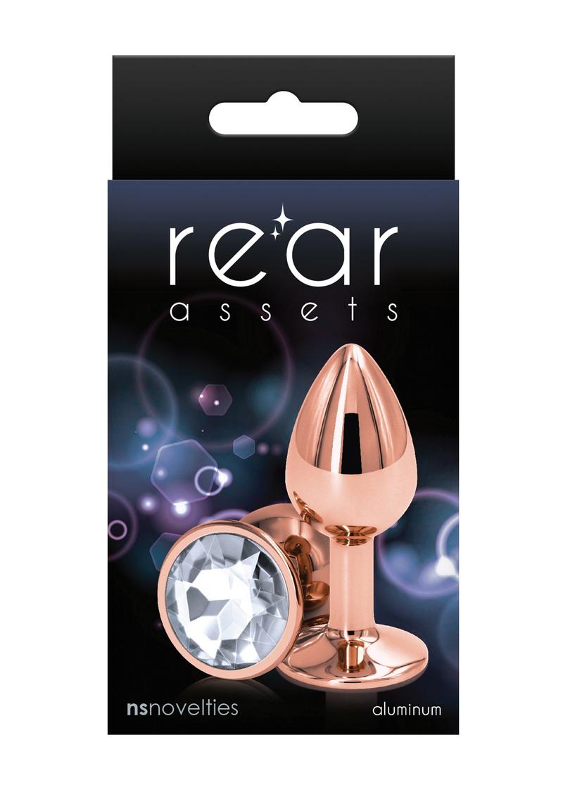 Rear Assets Rose Comfortable Gold Aluminum Anal Plug