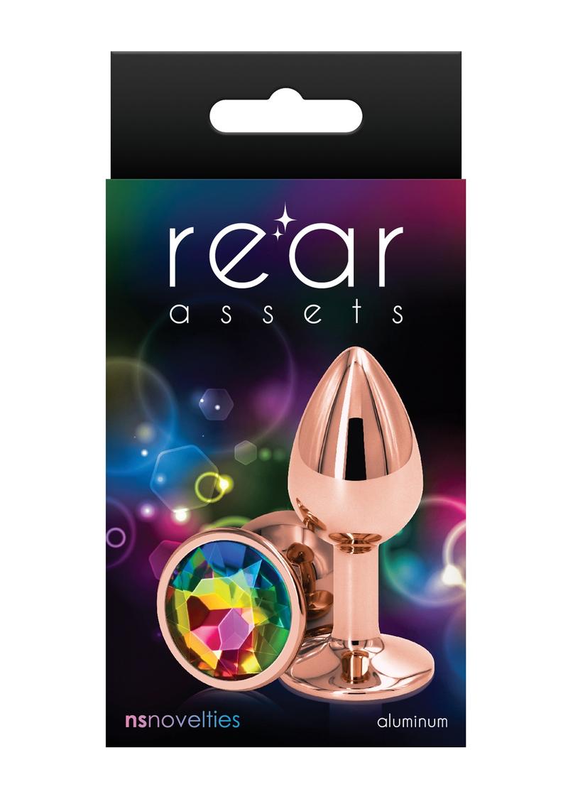 Rear Assets Rose Comfortable Gold Aluminum Anal Plug