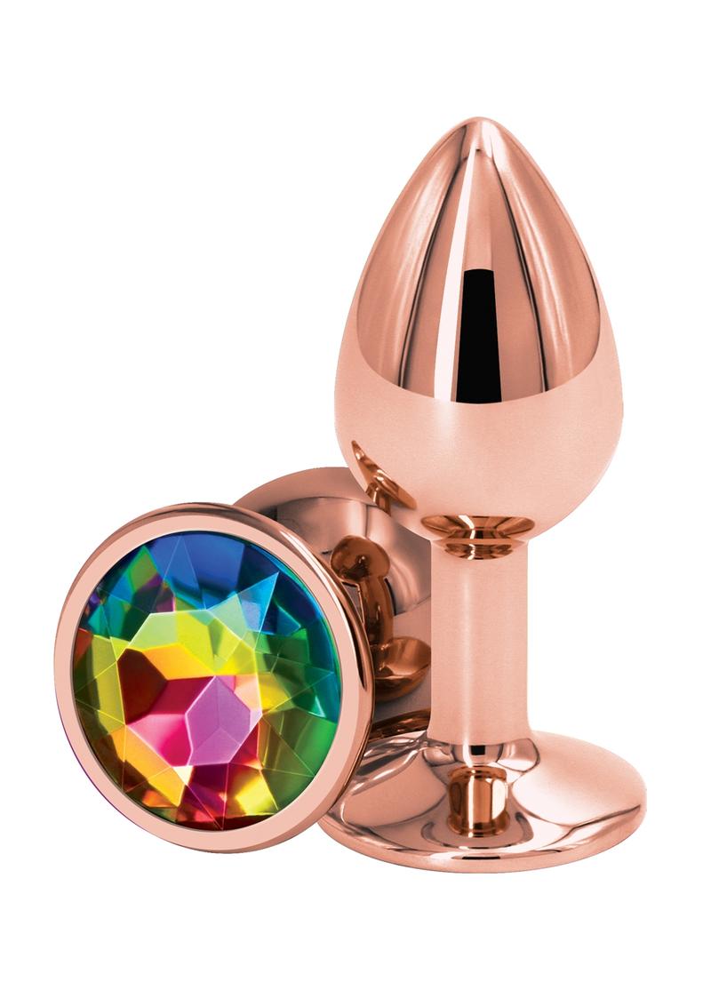 Rear Assets Rose Comfortable Gold Aluminum Anal Plug