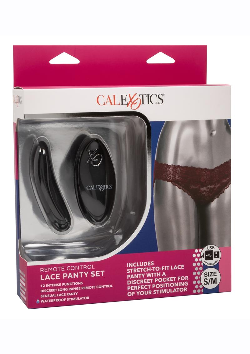 CalExotics Remote Control Lace Panty Vibe Set