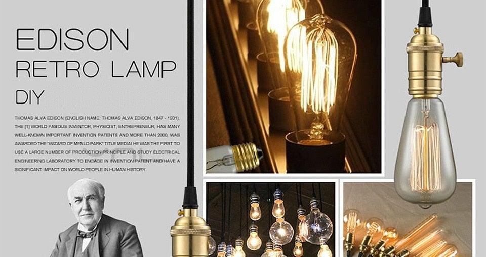 Retro Edison Light Bulb Vintage Edison Lamp Vintage Incandescent Edison Light Bulbs Edison Filament Light Bulb Dimmable Warm White Different Shape Light