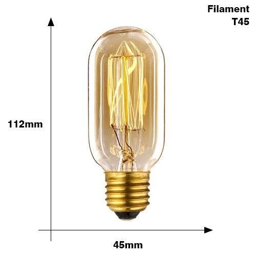 Retro Edison Light Bulb Vintage Edison Lamp Vintage Incandescent Edison Light Bulbs Edison Filament Light Bulb Dimmable Warm White Different Shape Light