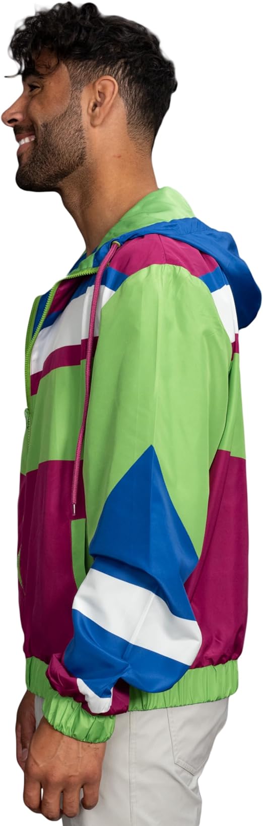 Retro Windbreaker Jacket Lightweight Design 8