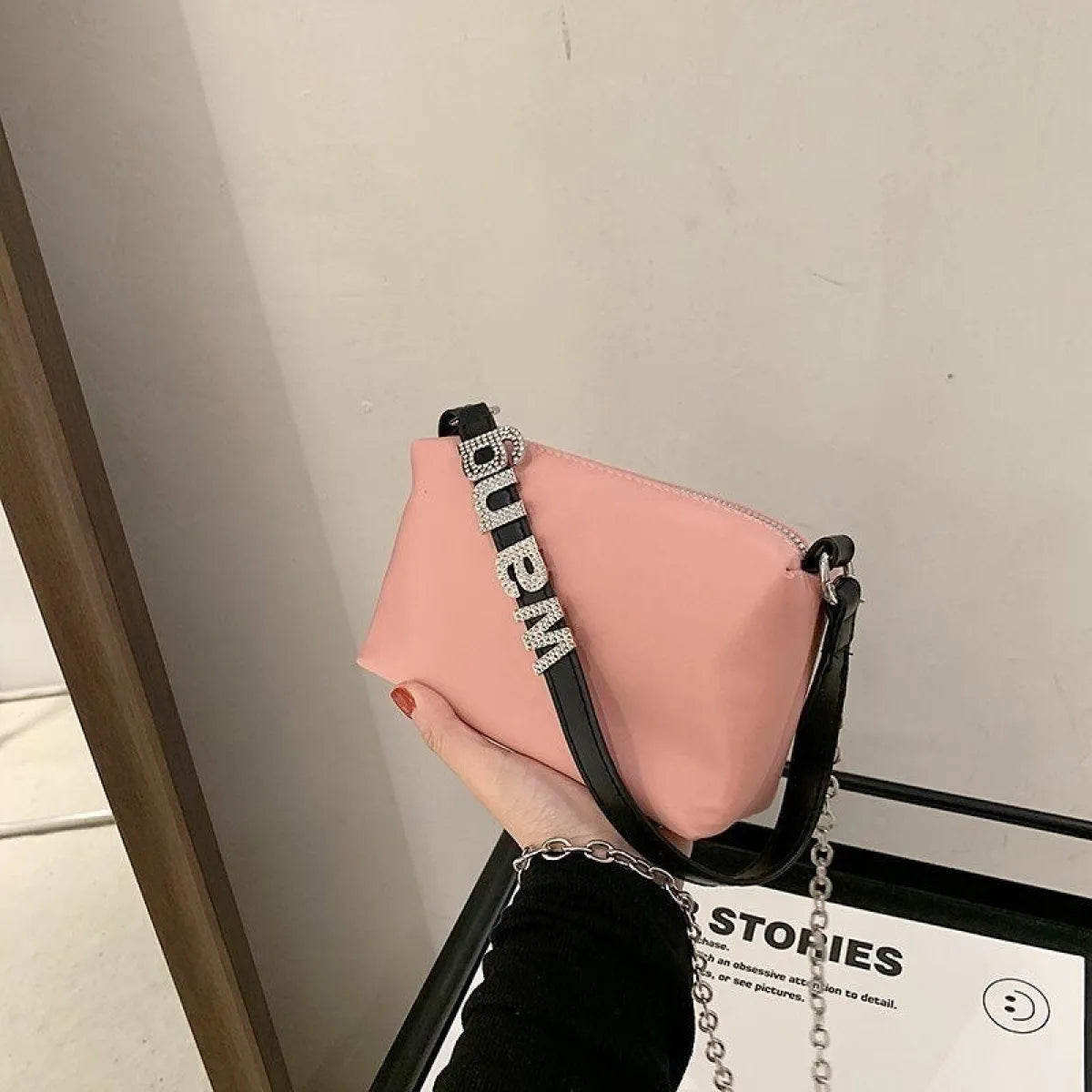 Rhinestone-Encrusted Handbag