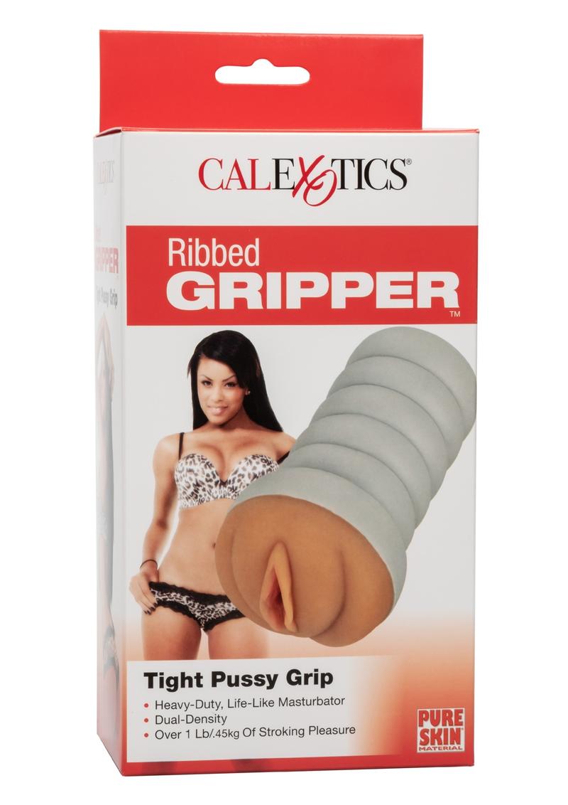 Ribbed Gripper Tight Pussy Dual Dense Textured Stroker