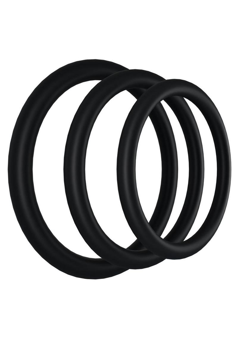 Rock Solid Tri Pack Rubber Gasket Cock Ring
