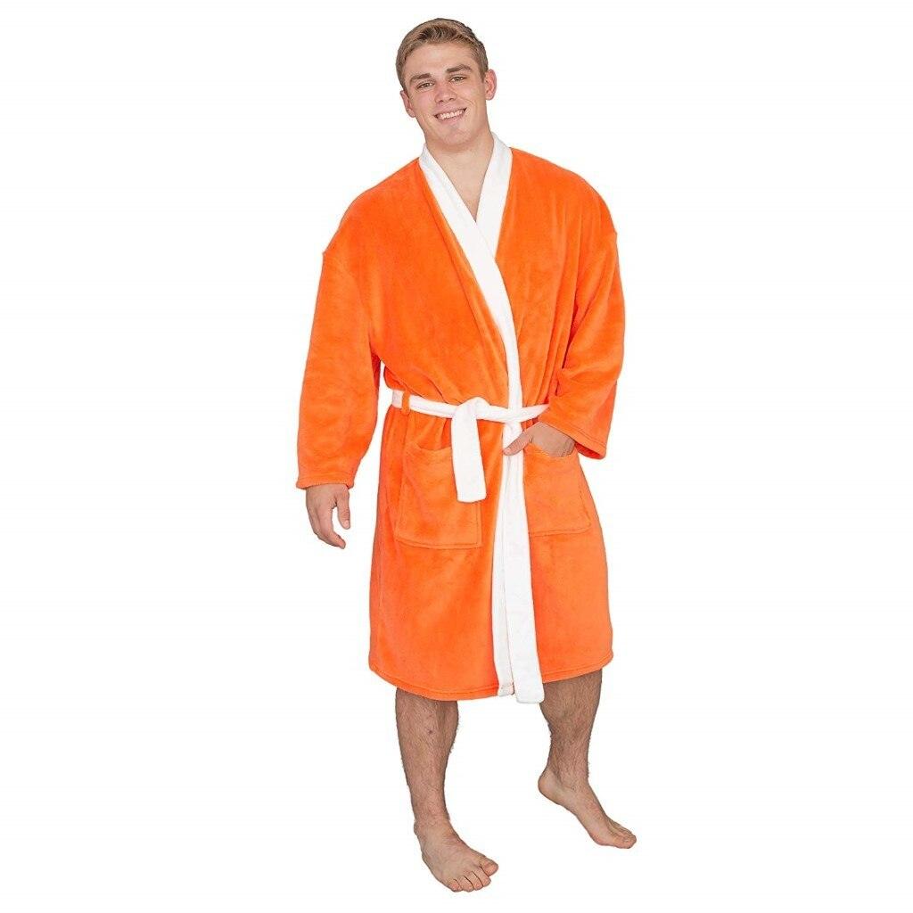 Ron Burgundy Pool Party Orange Robe Halloween Costume