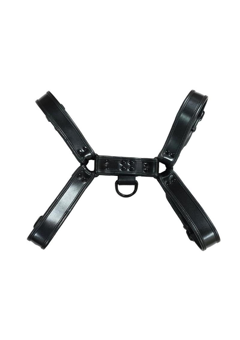 Rouge Over-the-Head Leather Harness XXL Adjustable Bondage Gear