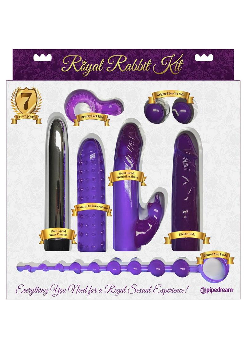 Royal Rabbit Vibrating Pleasure 7-Piece Kit