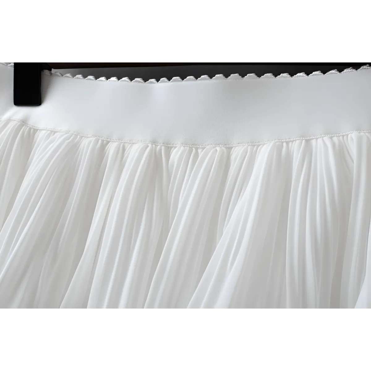 Boho Ruffle Mini Skirt With Elastic Waist