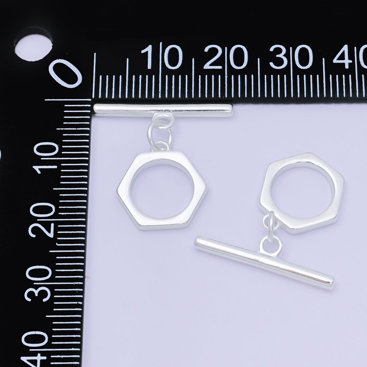 S925 Sterling Silver OT Clasp Dainty Toggle Clasps Closure Finding | SL-671